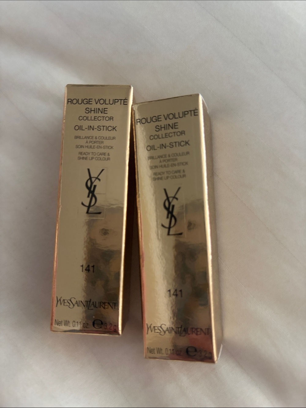Yves Saint Laurent Rouge Volupté Shine Collector Oil-In-Stick - Gold Packaging